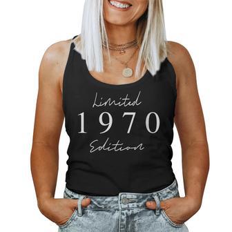 Edición Limitada 1970 Cumpleaños 1970 Nacido 1970Intage Cuello Camiseta sin mangas para mujer - Regaloses