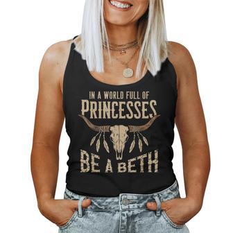In Einer Weltoller Prinzessinnen Be A Beth Cowkull Boho Tank Top Frauen - Geschenkecke