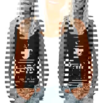 EMc2 Means Energy Milk X Coffee2 レディースタンクトップ - Kawaiitshirt