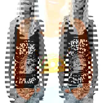 Every Now And Then I Fall Apart タコスユーモア レディースタンクトップ - Kawaiitshirt