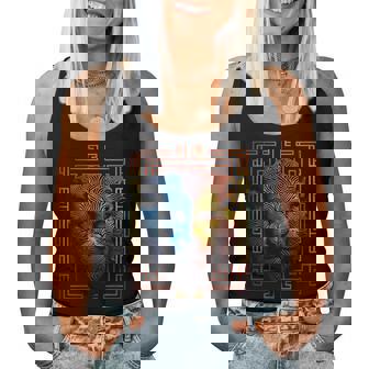 Fantasía León Gráfico Mandala Obra De Arte Arte Camiseta sin mangas para mujer - Regaloses