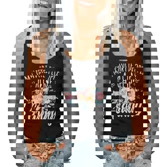 My Favorite People Call Me Grammy Floral Birthday Grammy Women Tank Top - Monsterry