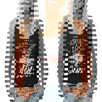 My Favorite People Call Me Mimi Floral Birthday Mimi Small Black Women Tank Top - Monsterry