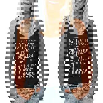 My Favorite Player Calls Me Nana Tuba Nana Mother's Day Women Tank Top | Mazezy