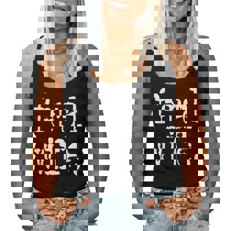 Feral Wife Typography Women Tank Top | Mazezy