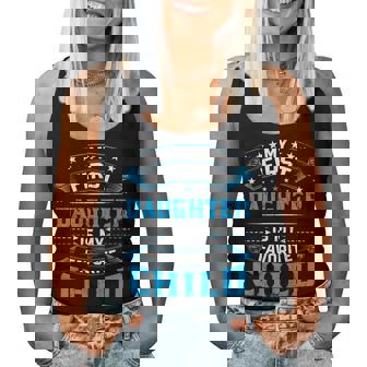 My First Daughter Is My Favorite Child For Mother Father Women Tank Top - Monsterry