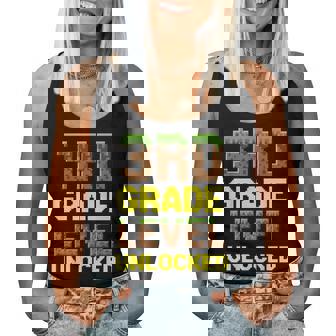 First Day Of 3Rd Grade Level Unlocked Back To School For Boy Women Tank Top | Seseable FR