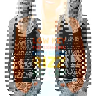 First Day Of School 6Th Grade Rizz School Women Tank Top - Thegiftio