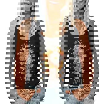 Floral Fall Autumn Pumpkin Christian Give Thanks To The Lord Women Tank Top - Thegiftio