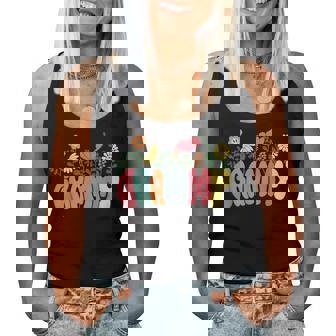 Floral Grammy Cute Grammy Women Tank Top - Monsterry