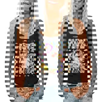 Floral Mama Goose Boho Spring Floral Duck Lovers Women Tank Top - Thegiftio UK