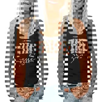 Floral Third Grade Back To School For Students And Teachers Women Tank Top | Mazezy