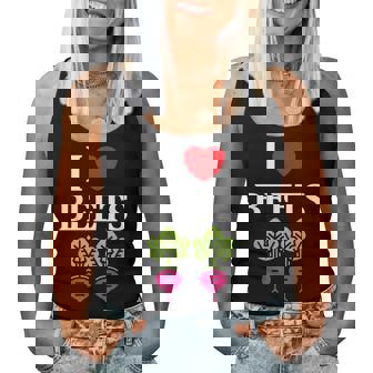 Food Humor Beetrootimpleegetable I Love Beets レディースタンクトップ - Kawaiitshirt