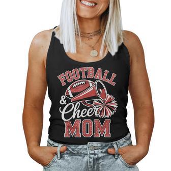 Football Cheer Mom For Vintage Cheerleader Women Tank Top - Thegiftio