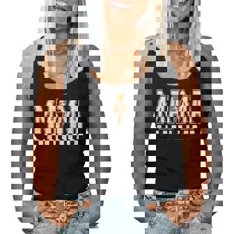 Football Mama Fall Lightning Bolt Football Mom Game Day Women Tank Top | Seseable UK