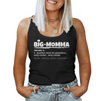 Big-Momma Definition Mother's Day For Grandma Women Tank Top - Monsterry