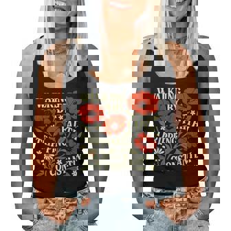 Christian Walking By Faith Tripping Constantly Women Tank Top - Thegiftio