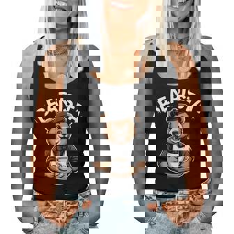 Barista Coffee Lover Espresso Caffeine レディースタンクトップ - Kawaiitshirt