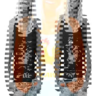 F-Caw-F Rooster Bird F-Caw-F Graphic For Man Woman Women Tank Top - Thegiftio
