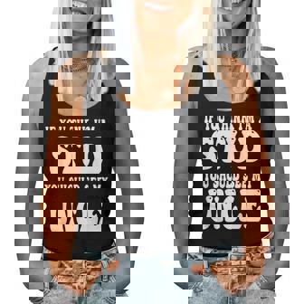 Groovy If You Think I'm A Stud You Should See My Uncle Women Tank Top - Monsterry