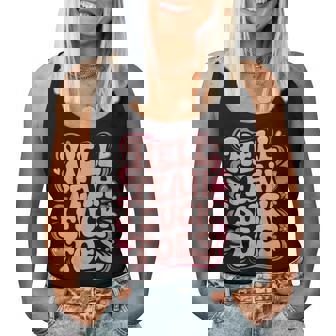 Hell Yeah I Suck Toes Inappropriate Retro Groovy Women Tank Top - Thegiftio UK