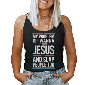 Jesus Christ Religious Christian Believer Christianity Women Tank Top - Thegiftio UK