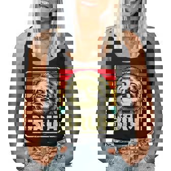 Graphic Meme Sloth Bruh For Boys Girls Women Women Tank Top - Thegiftio