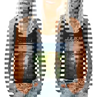 Meowl Meme Cat Owl Meme Brainrot Gen Alpha Meme Women Tank Top | Seseable FR