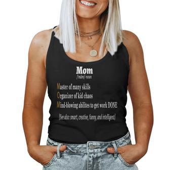 Mom Definition Mother's Definition Birthday Women Tank Top - Monsterry