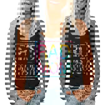 Rad Mom Tie Dye Matching Mom Son Women Tank Top - Monsterry