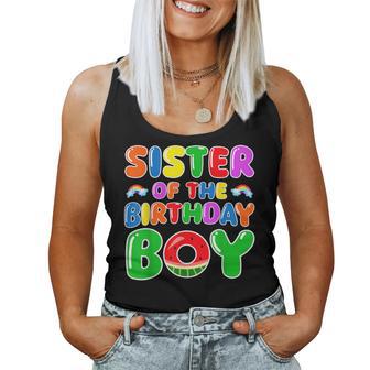 Sister Of The Birthday Boy Watermelon Birthday Family Women Tank Top - Thegiftio UK