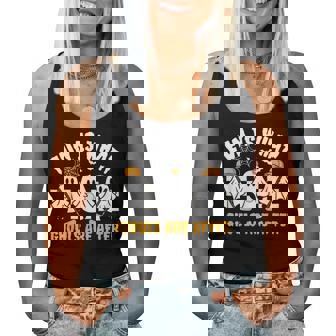 Ghost Golf Ball Player Halloween Costume For Women Women Tank Top | Seseable UK