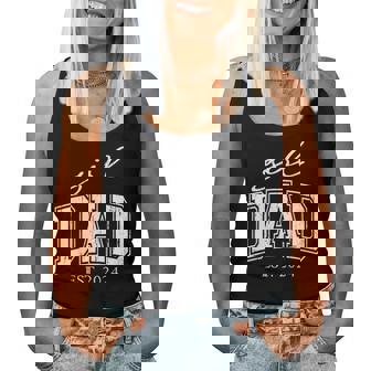 Girl Dad Est 2024 Dad Of Girls Father's Day Women Tank Top - Thegiftio