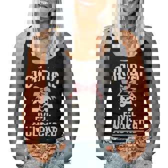 Girl Dad Level Women Tank Top | Seseable UK