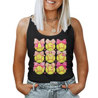 Girls Softball Pink Toddler Softball Women Tank Top - Thegiftio UK