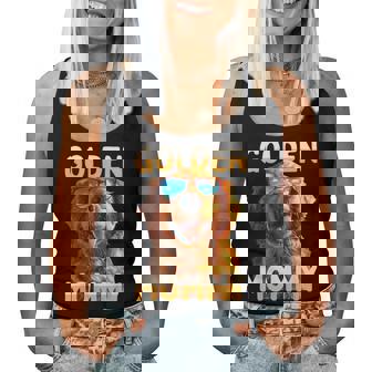 Golden Mommyゴールデン・ママ 母の日 ゴールデンレトリバー・ママ レディースタンクトップ - Kawaiitshirt