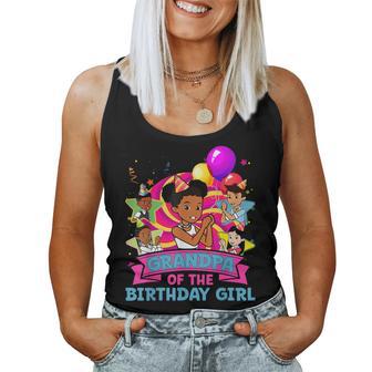 Grandpa The Birthday Girl Party Pink Doll Family Decorations Women Tank Top - Thegiftio UK