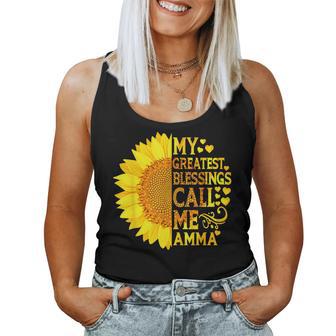 My Greatest Blessings Call Me Amma Mother's Day Women Tank Top - Monsterry