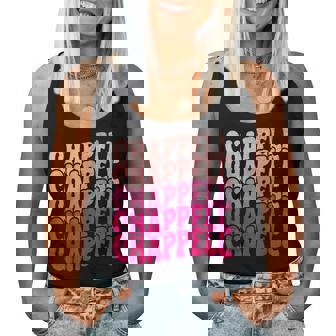 Groovy Chappell First Name Personalized Chappell Meme Women Tank Top | Seseable CA