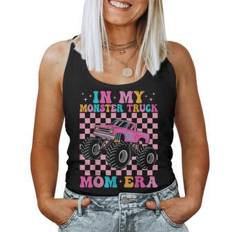 Groovy In My Monster Truck Mom Era Monster Truck Mama Women Tank Top - Thegiftio UK