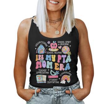 Groovy In My Pta Mom Era Parent Association Organization Women Tank Top - Thegiftio UK