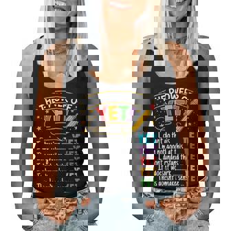 Growth Mindset Teacher Power Of Yet Inspirational Women Tank Top | Mazezy