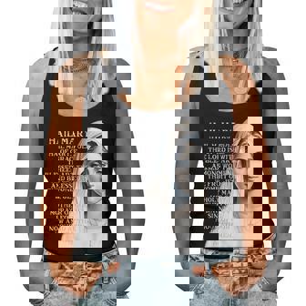 Hail Mary Blessed Mother ロザリオの祈り レディースタンクトップ - Kawaiitshirt