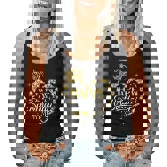 Happy Birthday To Me Queen Heart African American Afro Woman Women Tank Top - Thegiftio