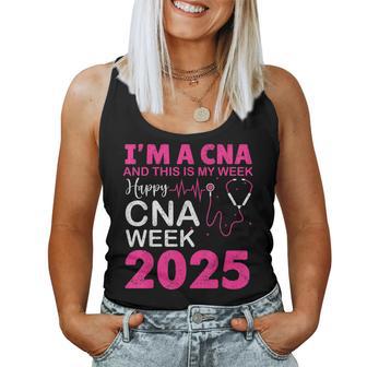 Happy Cna Week Nurse's Day Cna Life Nurse Week 2025 Women Women Tank Top - Thegiftio UK