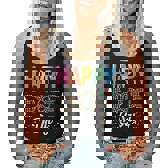 Happy Dot Day 2025 Teacher Student Colorful Polka Dot Day Women Tank Top | Mazezy