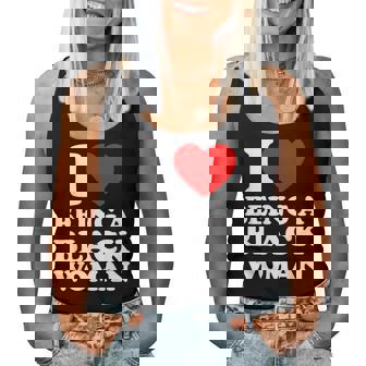 I Heart Being A Black Woman Women Tank Top - Thegiftio