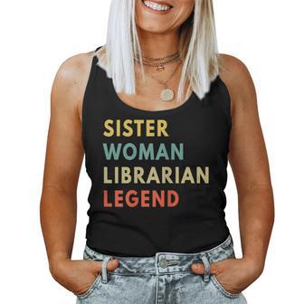 Hermana Bibliotecaria Leyenda Camiseta sin mangas para mujer - Regaloses