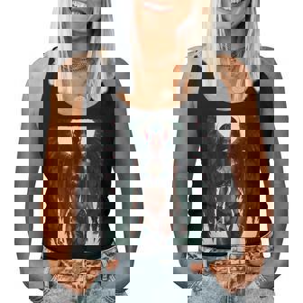 Hot Girl On 男性用 堕天使バトルレディ レディースタンクトップ - Kawaiitshirt