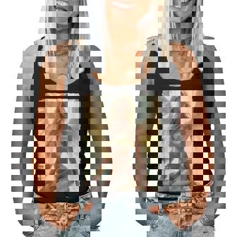 Hot Girl On 男性用 セクシーな天使の座り グランジ レディースタンクトップ - Kawaiitshirt